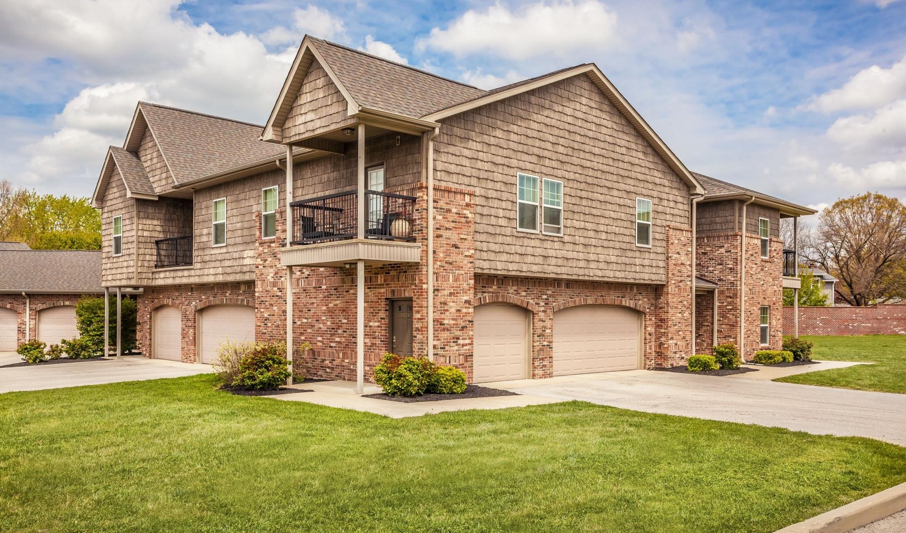 a large brick house